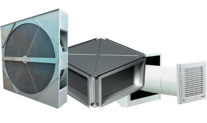 Types of recuperators in vent systems