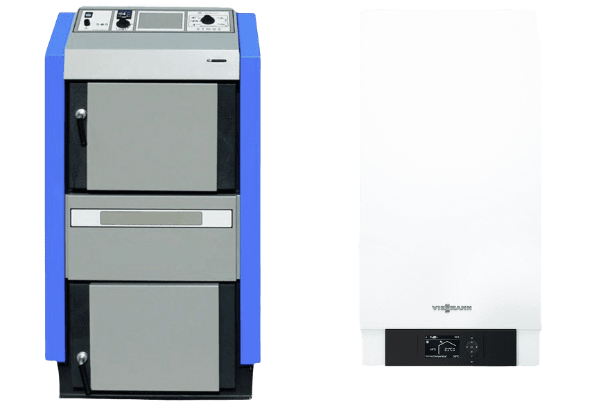 Твердотопливный и газовый котлы