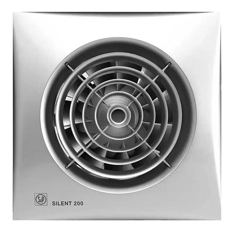 Вентилятор для ванної Soler&Palau SILENT-200 CZ SILVER, 5210318100