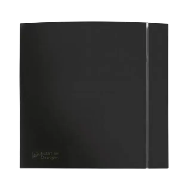 Вентилятор для ванной Soler&Palau SILENT-100 CZ BLACK DESIGN 4C, 5210607400