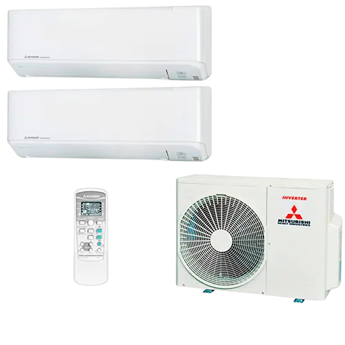 Комплект мультиспліт-системи Mitsubishi Heavy SCM50ZS-W/SKM20ZSP-W/SKM25ZSP-W, MS28081001