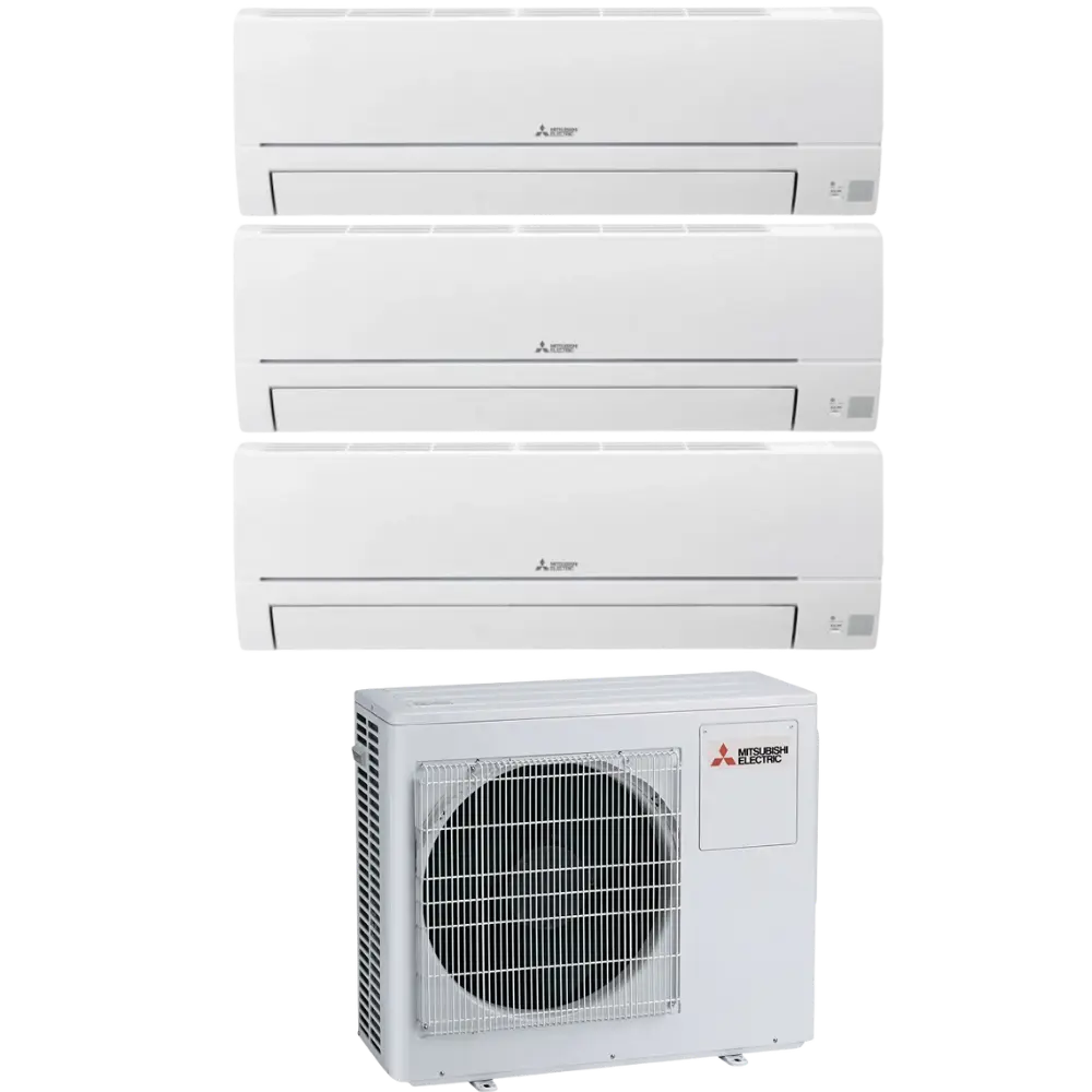 Комплект мультисплит-системы Mitsubishi Electric MXZ-4F72VF / MSZ-HR25VF / MSZ-AP15VGK, 1000500020642