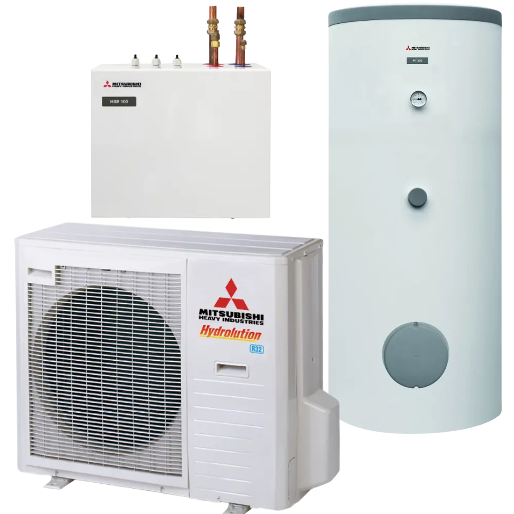 Тепловий насос повітря-вода Mitsubishi Heavy Flexible HSB100-W/FDCW71VNX-W, 1000500020456