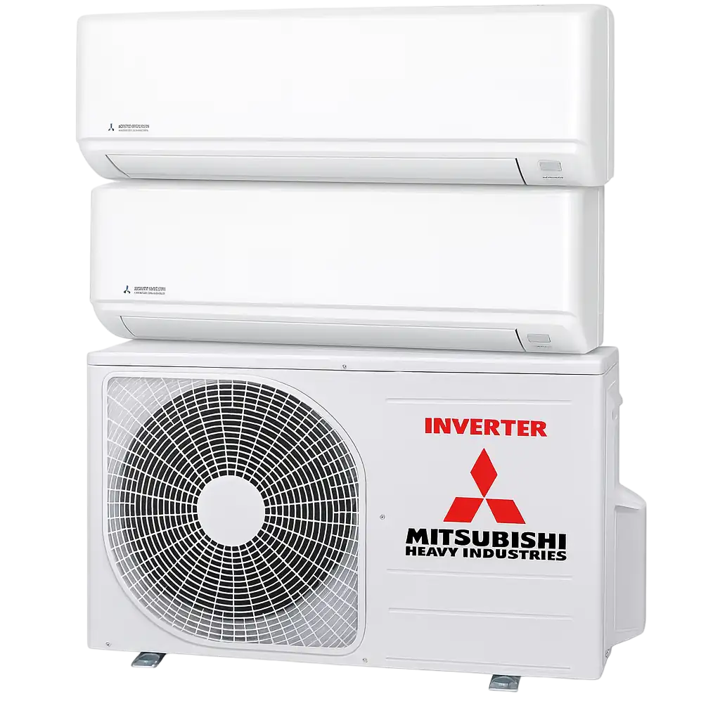Комплект мультиспліт-системи Mitsubishi Heavy SCM40ZS-W//SKM20ZSP-W/SKM25ZSP-W, MS26081001