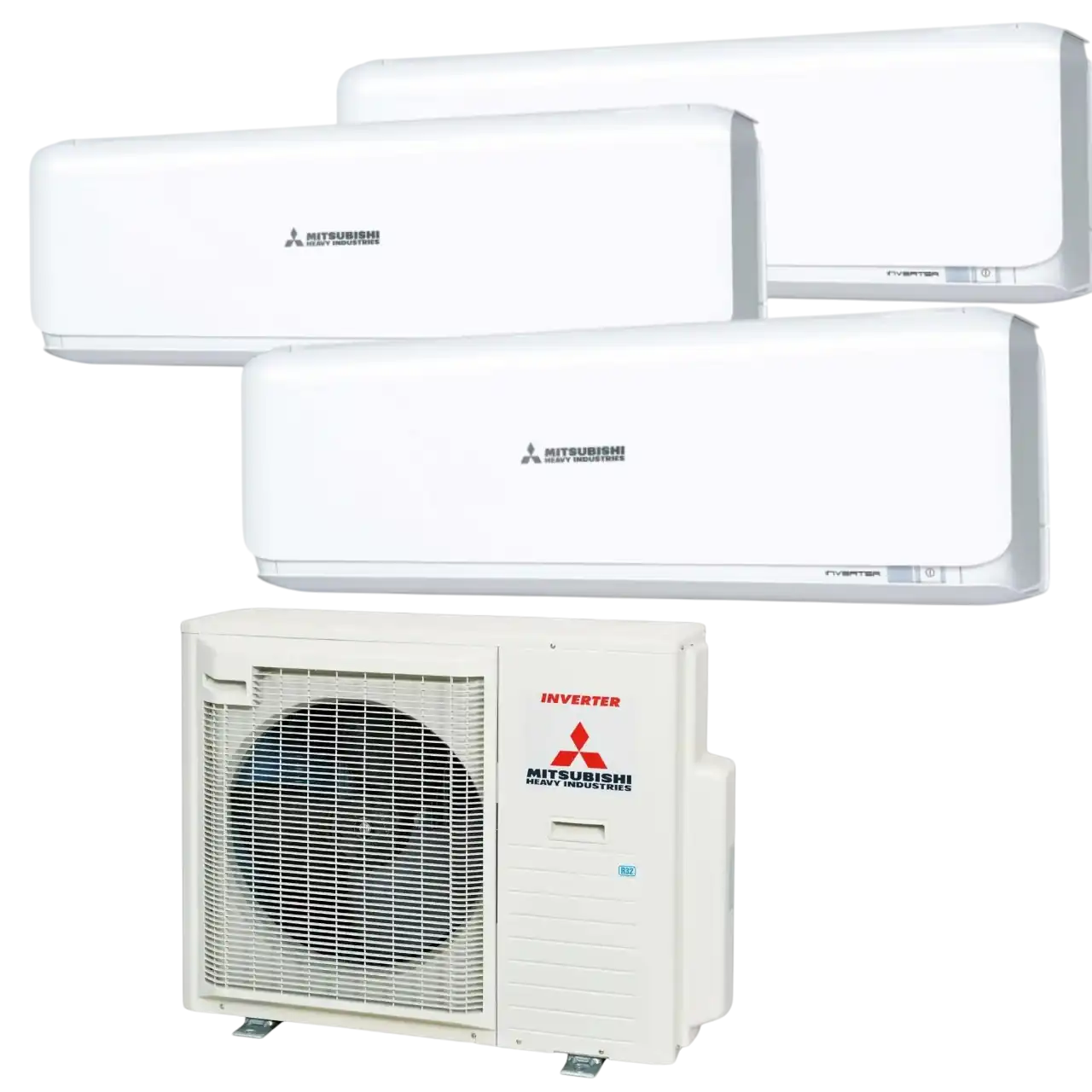 Комплект мультиспліт-системи Mitsubishi Heavy SCM71ZS-W/SRK20ZSX-W/SRK25ZSX-W/SRK35ZSX-W, MS30081001
