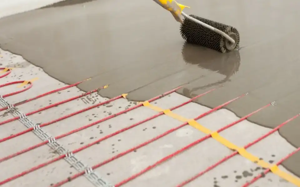 Опрессовка и заливку стяжки