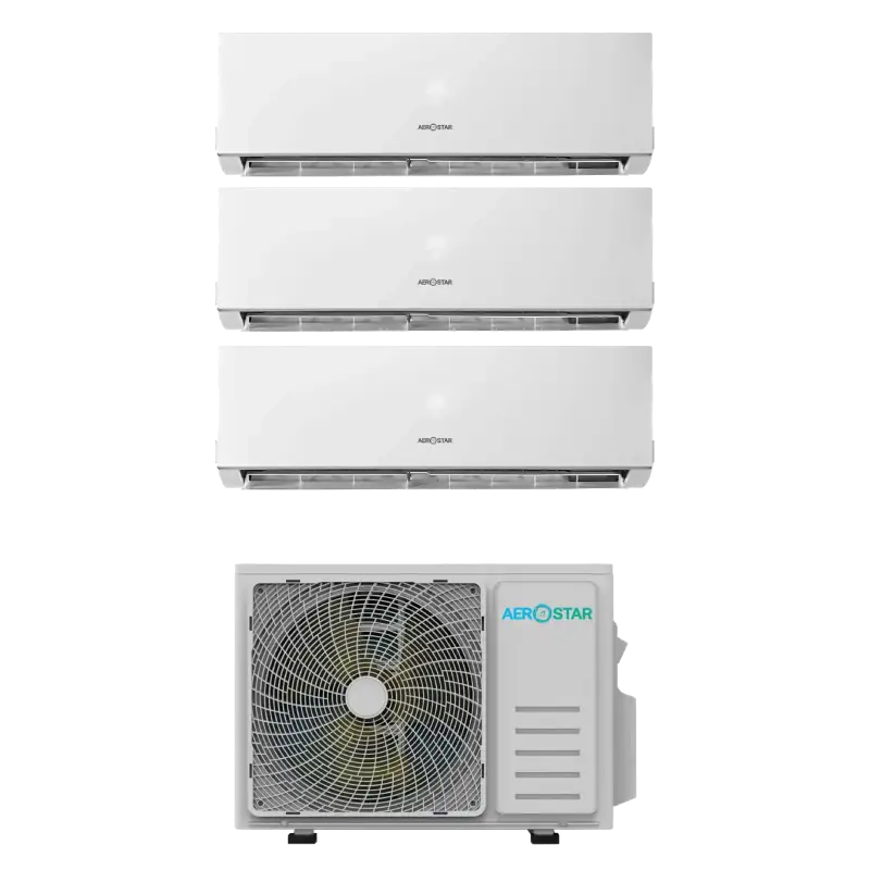 Комплект мультиспліт-системи Aerostar FM AER-21U3-R32-OU/CL AER-A-R32-IU, 463452