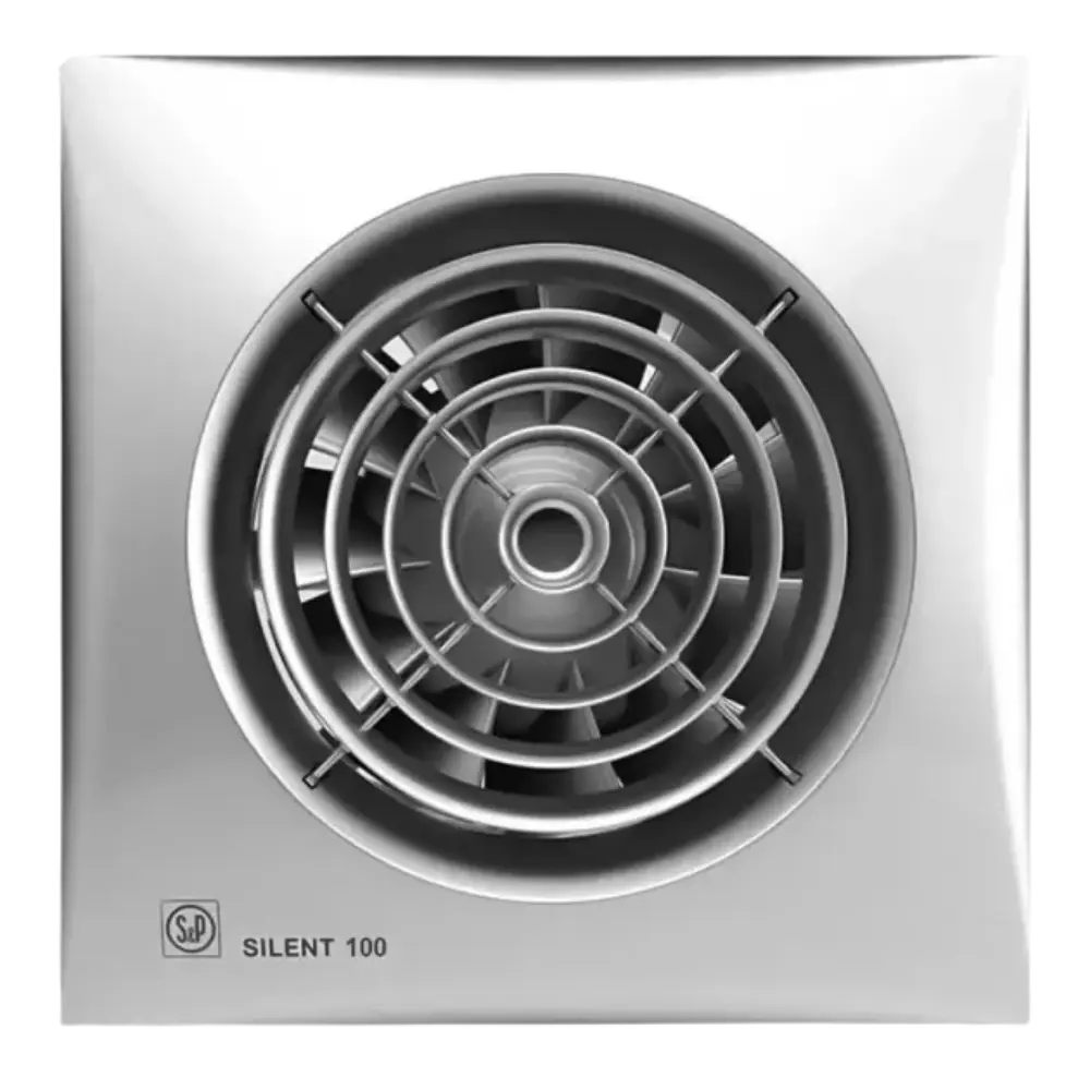 Вентилятор для ванної Soler&Palau SILENT-100 CRIZ SILVER, 23820