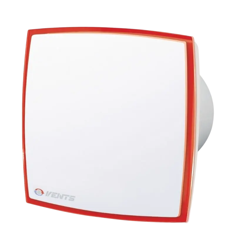 Вентилятор для ванної Вентс 100 ЛД Лайт Т червоний, 0687923226