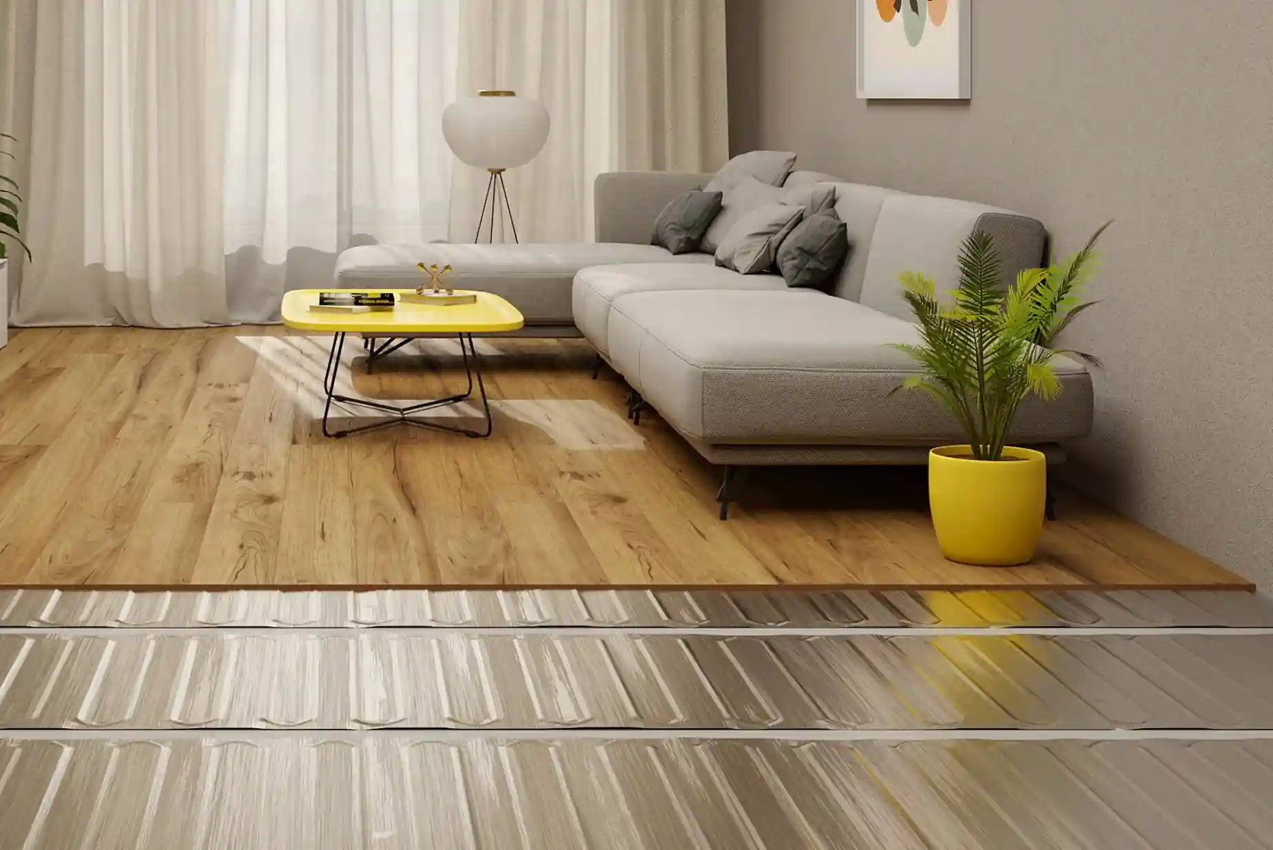  Монтаж инфракрасного теплого пола 