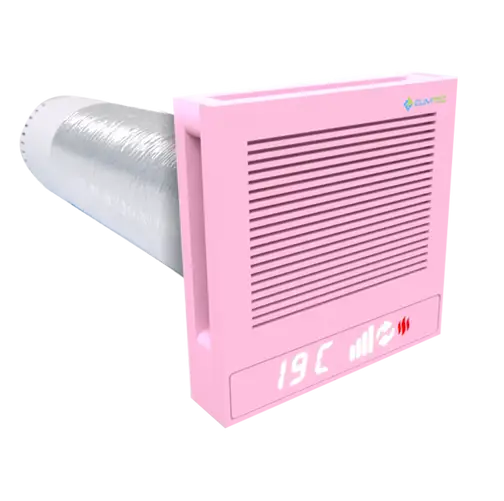 Побутовий рекуператор Climtec Quattro 125 Standard (RAL 3015. Світло-рожевий), CLM-00080