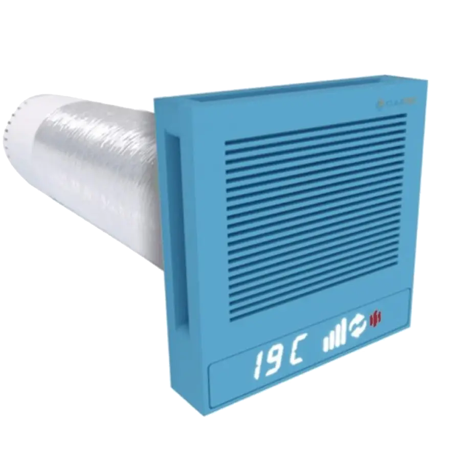 Побутовий рекуператор Climtec Quattro 125 Standard (RAL 5024. Пастельний синій), CLM-00085