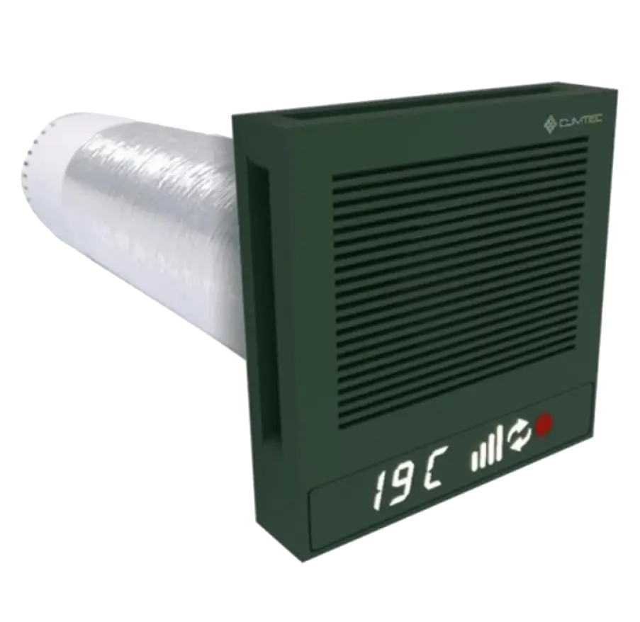 Побутовий рекуператор Climtec Quattro 125 Standard (RAL 6009. Ялицевий зелений), CLM-00081