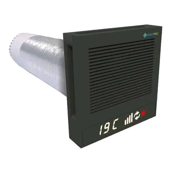 Побутовий рекуператор Climtec Quattro 125 Standard (RAL 7022. Сіра умбра), CLM-00084