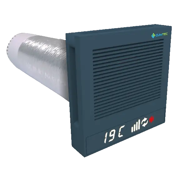 Побутовий рекуператор Climtec Quattro 125 Standard (RAL 7024. Графітовий сірий), CLM-00082