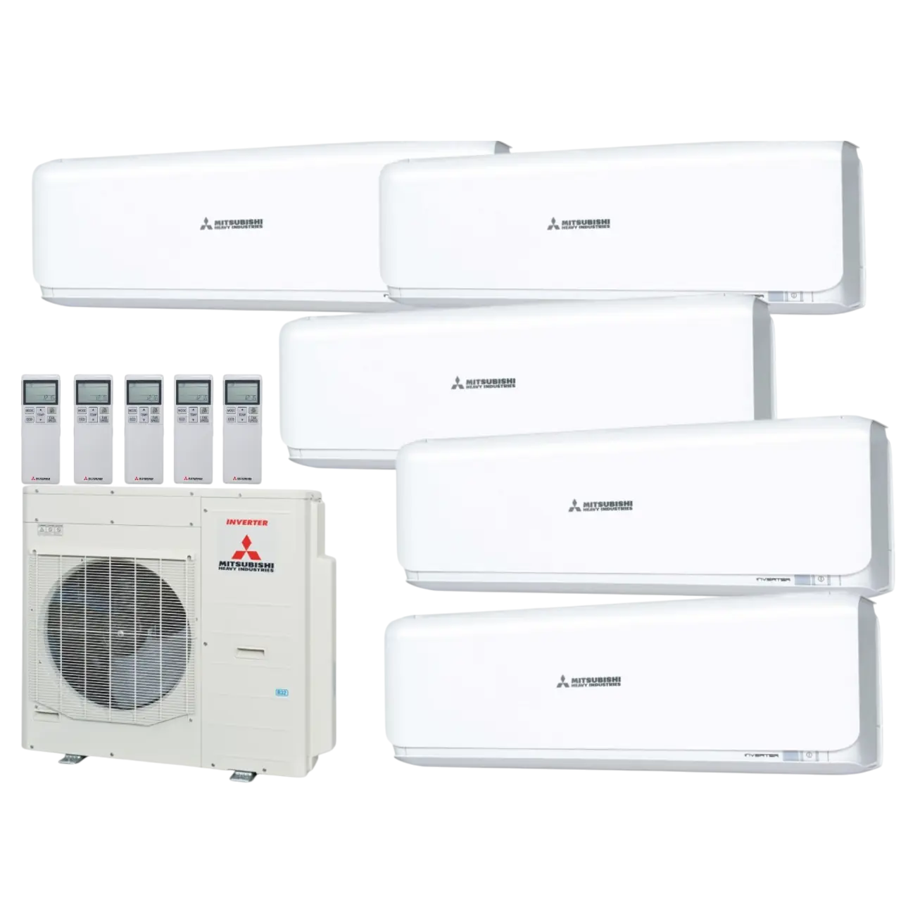 Комплект мультиспліт-системи Mitsubishi Heavy SCM125ZM-S/SRK20ZSX-W/SRK25ZSX-W/SRK25ZSX-W/SRK50ZSX-W, MS32081003