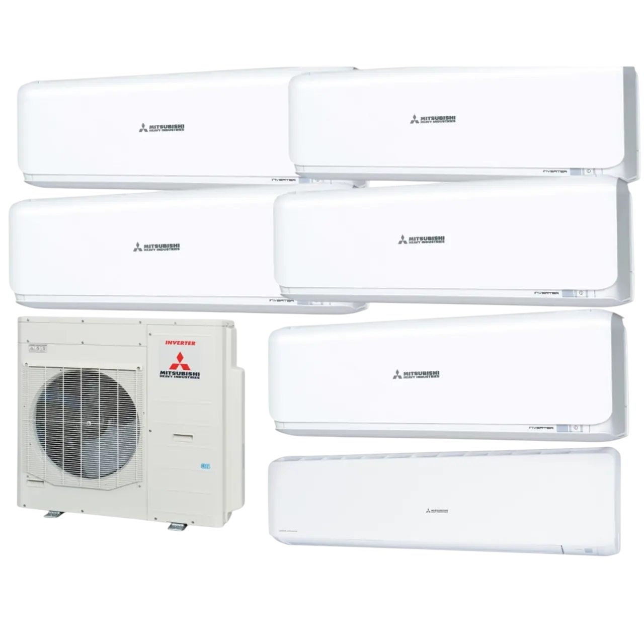 Комплект мультиспліт-системи Mitsubishi Heavy SCM125ZM-S/SRK-ZSX-W/SRK-ZR-W