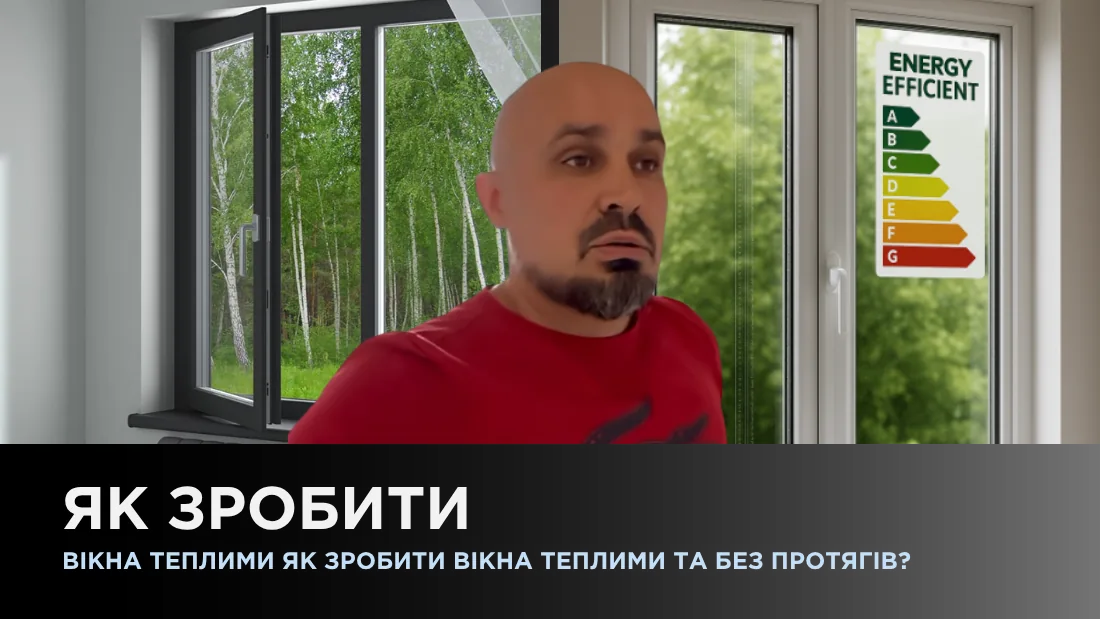 Як зробити вікна теплими та без протягів?