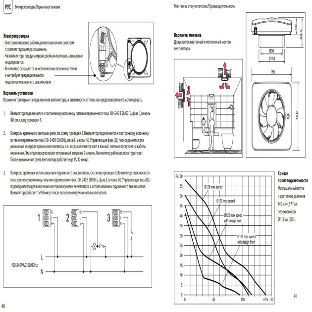 Схеми підключення і монтажу вентилятора Intellivent ICE, фото - 6