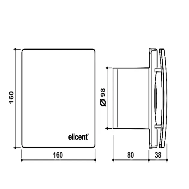 Elegance 100 Graphite схема монтажу, фото - 4