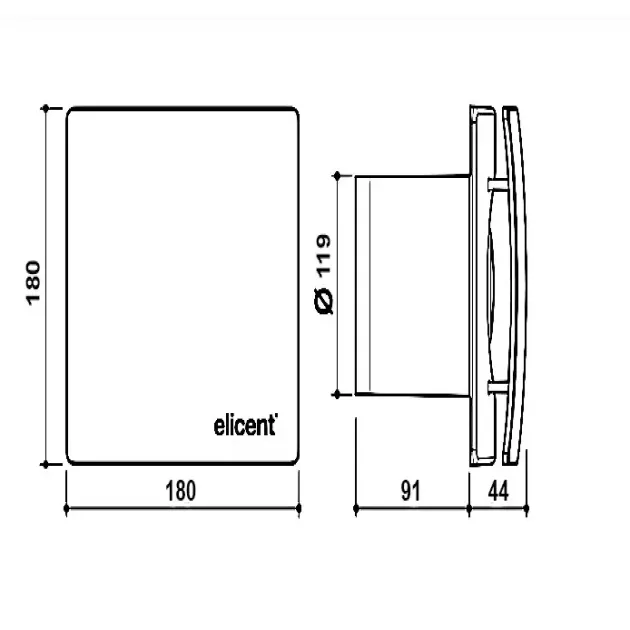 Elegance 120 Timer Graphite  схема монтажу, фото - 2