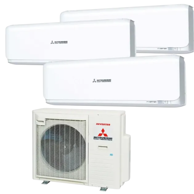 Комплект мультисплит-системы Mitsubishi Heavy SCM71ZS-W/SRK20ZSX-W/SRK25ZSX-W/SRK35ZSX-W