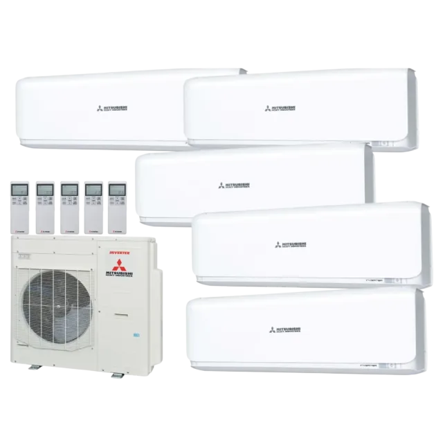 Комплект мультисплит-системы Mitsubishi Heavy SCM125ZM-S/SRK20ZSX-W/SRK25ZSX-W/SRK25ZSX-W/SRK50ZSX-W