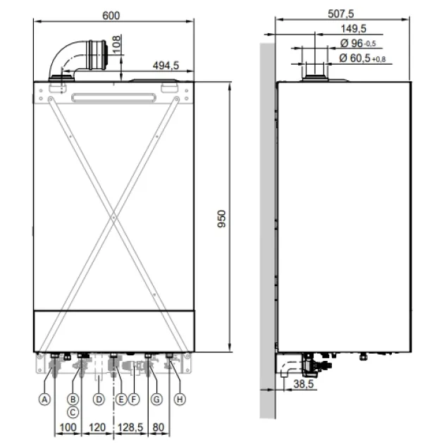 Vitodens 111-W 3,2 - 25,0 кВт - схема, фото - 3