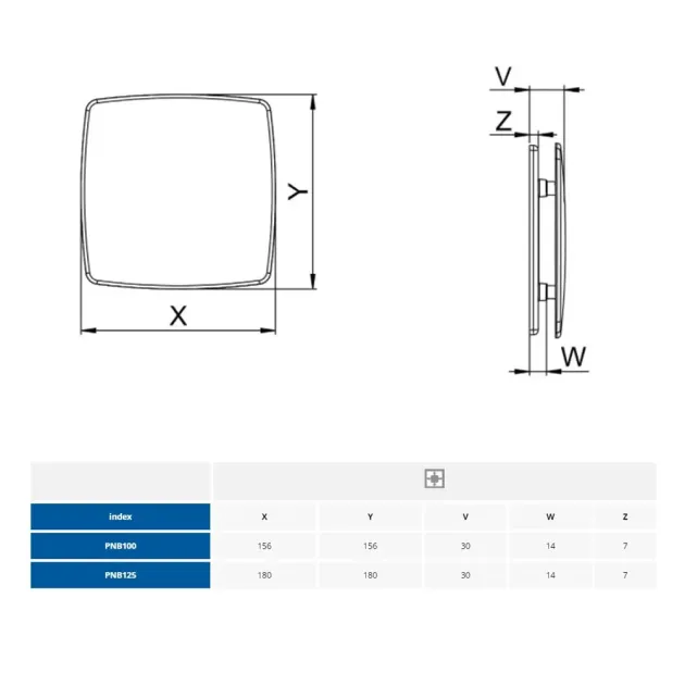 Кришка до вентилятора Awenta Nea PNB100, фото - 3