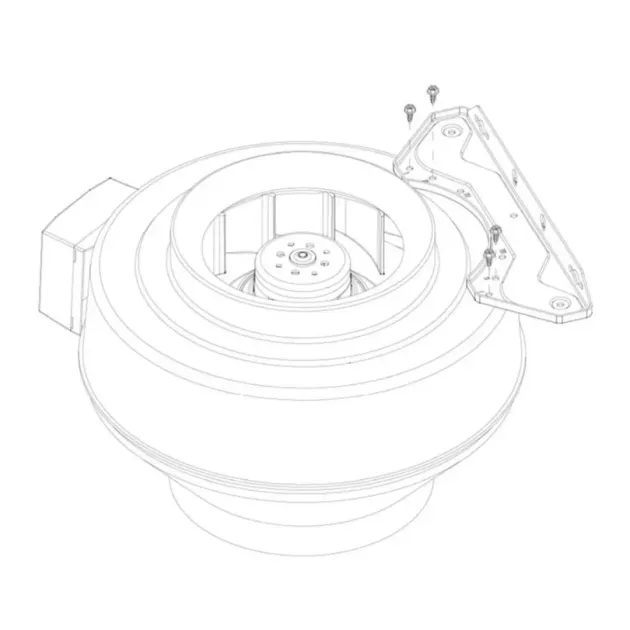 Побутовий канальний вентилятор Systemair K 125 М, фото - 4