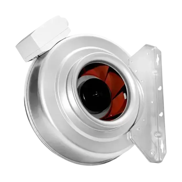 Systemair KV 100 XL - круглый канальный вентилятор с монтажной пластиной, фото - 2