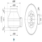 Размеры канального вентилятора Systemair K 160 M, фото - 2 (Миниатюра)