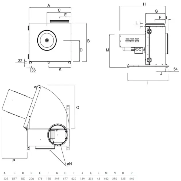 Кухонний вентилятор Systemair KBT, фото - 3