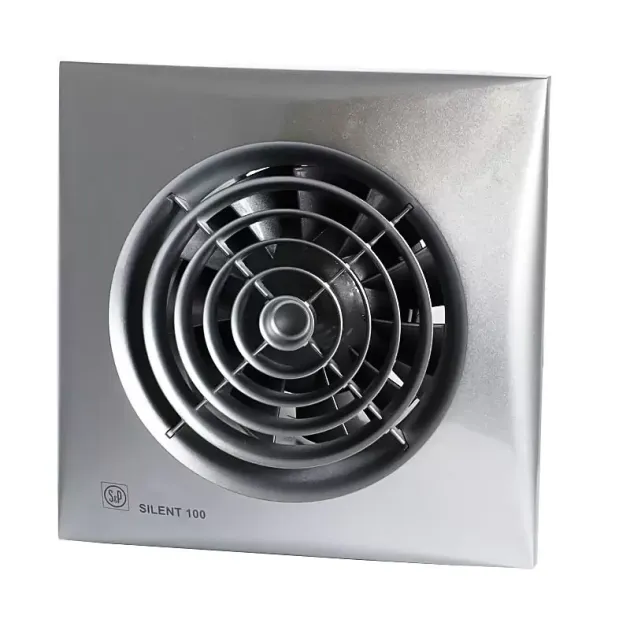 Витяжний вентилятор S&P SILENT-100 CRZ SILVER, фото - 2