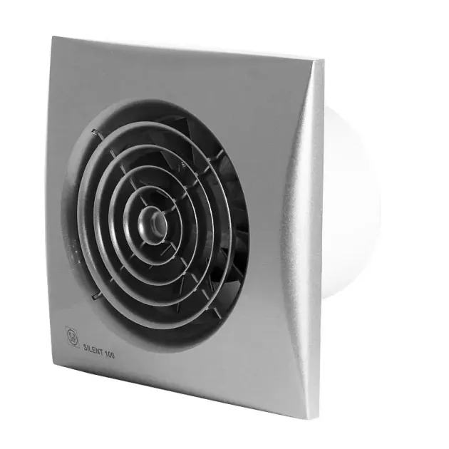 Безшумний вентилятор S&P SILENT-100 CRZ SILVER, фото - 4