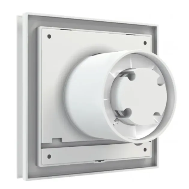 Soler&Palau Silent 100 CZ SILVER Design белый ввод в вентиляционную шахту, фото - 4