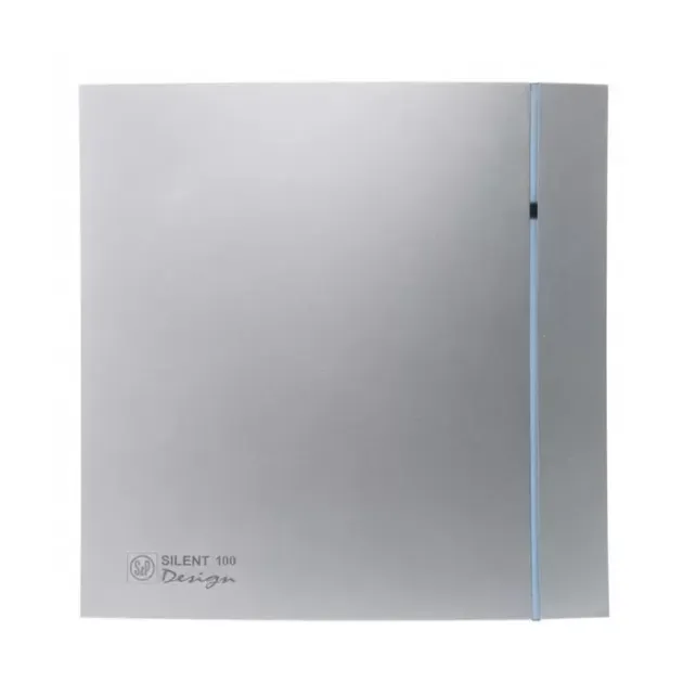 Вентилятор з таймером Soler&Palau SILENT-100 CRZ SILVER DESIGN