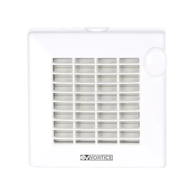 Vortice Punto M 100/4" AT LL вентилятор с таймером и автоматическими жалюзи