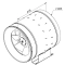 Габаритне креслення канального вентилятора Ruck EL 400 D4 01, фото - 2 (Мініатюра)