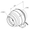 Габаритный чертёж канального вентилятора Ruck EL 125 E2M 01, фото - 3 (Миниатюра)