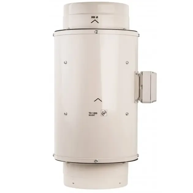 Боковой вид канального вентилятора Soler&Palau TD-1300/250 3V, фото - 2