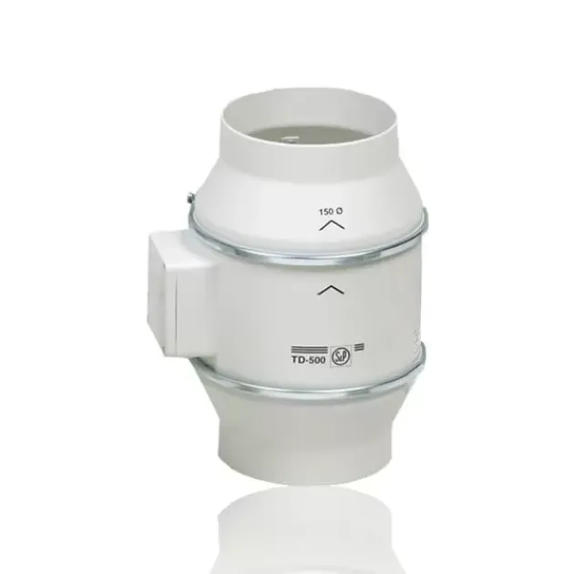 Канальный вентилятор Soler&Palau TD-500/150 T 3V круглого сечения, фото - 4