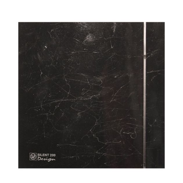 Вентилятор для ванной Soler&Palau SILENT-200 CZ MARBLE BLACK DESIGN