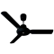 Потолочный вентилятор Vortice R 140/56" Black (Миниатюра)